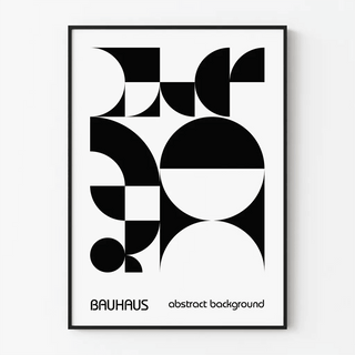 Affiche Bauhaus - Formes Essentielles