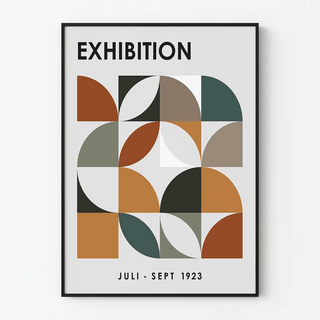 Affiche Bauhaus - Motifs Modulaires