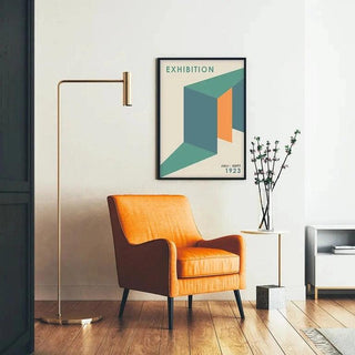 Affiche Bauhaus - Perspective Constructive