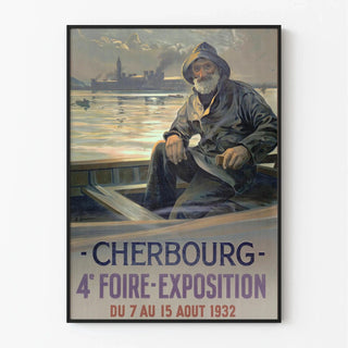 Affiche Cherbourg vintage – Foire-Exposition 1932