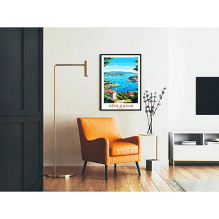 Affiche Côte d'Azur Vintage