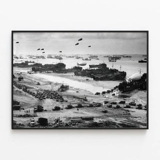 Affiche Debarquement Normandie - Omaha Beach, D-Day 1944
