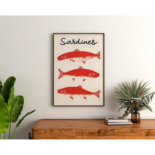 Affiche Décoration cuisine - Sardines