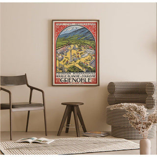 d’affiche vintage de Grenoble