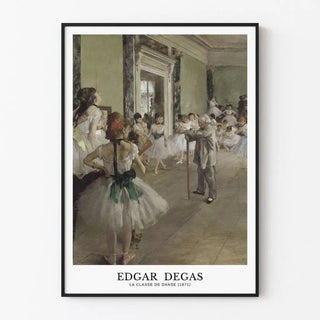 Affiche La Classe de danse - Edgar Degas