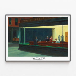Affiche Nighthawks - Edward Hopper