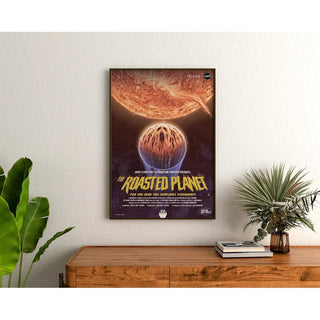 Affiche vintage NASA - The Roasted Planet 2021