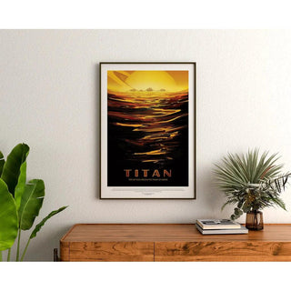 Affiche vintage NASA - Titan 2017
