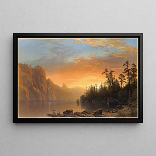 Albert Bierstadt - Sunset in California.webp
