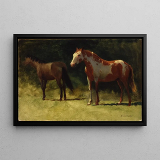 Albert Bierstadt - Two Horses.webp