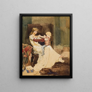 Albert Edelfelt - Queen Blanka Study.webp