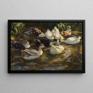Alexander Koester - Enten im Teich Enten am Bach.webp