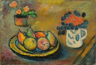 Alexej von Jawlensky - Stilleben mit Birnen und pfeln.webp