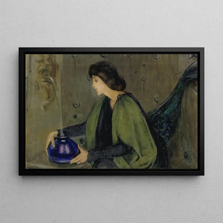 Alice Pike Barney - Woman and Peacock.webp