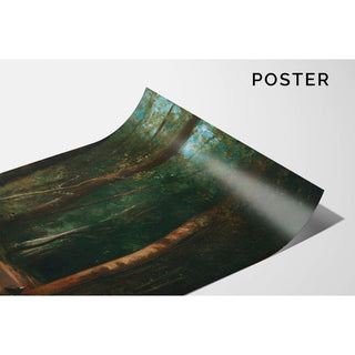 Allée Dans Une Forêt - Camille Pissarro | Reproduction Tableau Décoration murale affiche copie