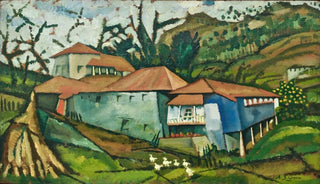 Amadeo de SouzaCardoso - Small River House.webp