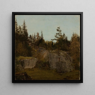 Amaldus Nielsen - Stenstudie Bjelland Mandal.webp