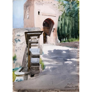 Anders Zorn - Gateway in Alhambra.webp
