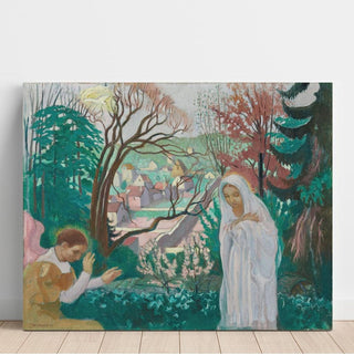 Annonciation au Jardin Printanier - Maurice Denis | Reproduction Tableau Décoration murale affiche copie