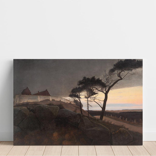 Reproduktion av målningen Efter solnedgången - Laurits Andersen Ring