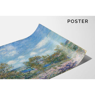 Après-midi de mai à By, près de Moret-sur-Loing - Alfred Sisley | Reproduction Tableau Décoration murale affiche copie