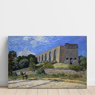 Aqueduc de Marly - Alfred Sisley | Reproduction Tableau Décoration murale affiche copie