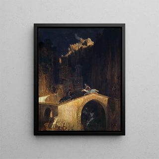 Arnold Bcklin - The Fight on the Bridge.webp