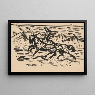 Arnold Peter WeiszKubnan - Galloping horses (Case Conflict).webp