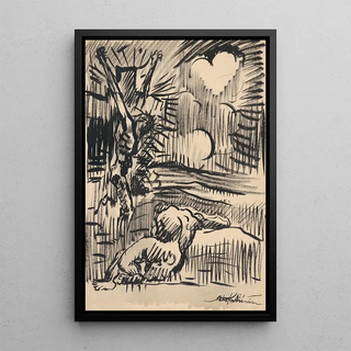 Arnold Peter WeiszKubnan - Leiaci pred krucifixom.webp