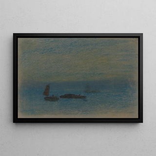 Arthur Bowen Davies - Boats at Night.webp