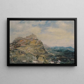 Arthur Bowen Davies - Italian Hill Town.webp