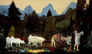 Arthur Bowen Davies - Pastoral Dells and Peaks.webp