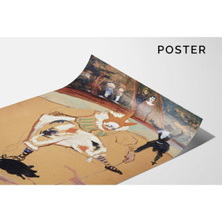 Au Cirque Fernando Medrano avec un porcelet - Henri de Toulouse-Lautrec | Reproduction Tableau Décoration murale affiche copie