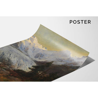 Au glacier du Morteratsch - Edward Theodore Compton | Reproduction Tableau Décoration murale affiche copie