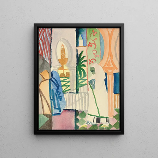 August Macke - In der Tempelhalle.webp