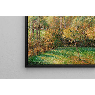 Automne, Peupliers, Eragny - Camille Pissarro | Reproduction Tableau Décoration murale affiche copie