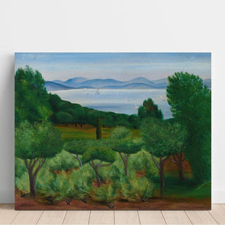 Baie de Saint-Tropez - Moïse Kisling | Reproduction Tableau Décoration murale affiche copie