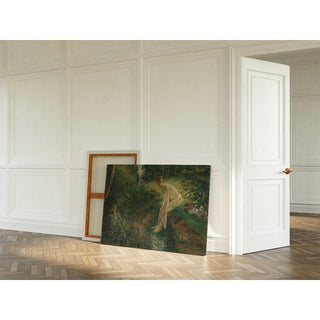 Baigneuse dans les bois - Camille Pissarro | Reproduction Tableau Décoration murale affiche copie