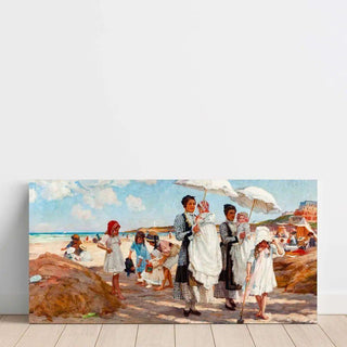 Biarritz Plage de Paul Michel Dupuy | Reproduction Tableau Décoration murale affiche copie