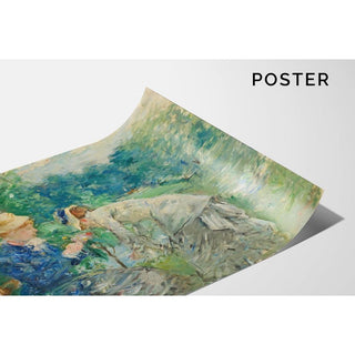 Bois de Boulogne - Berthe Morisot | Reproduction Tableau Décoration murale affiche copie