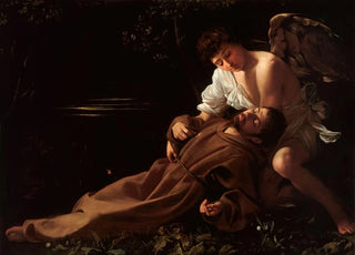 Caravaggio - Saint Francis of Assisi in Ecstasy.webp