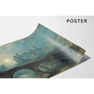 Château d'Alnwick - Joseph Mallord William Turner | Reproduction Tableau Décoration murale affiche copie