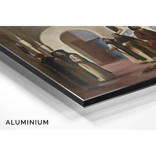 Christophe Colomb et son fils à La Rábida - Eugène Delacroix | Reproduction Tableau Décoration murale affiche copie