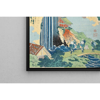 Chutes d'Ono sur le Kisokaidō - Katsushika Hokusai | Reproduction Tableau Décoration murale affiche copie