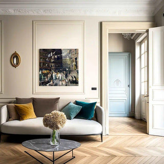 Cliff Dwellers - George Wesley Bellows | Reproduction Tableau Décoration murale affiche copie