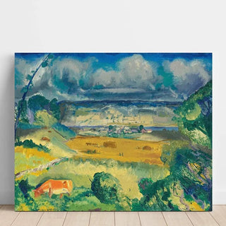 Clouds and Meadow par George Bellows | Reproduction Tableau Décoration murale affiche copie