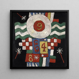 Collection de chiffres, de dessins et de lettres vus par moi au début de la guerre à Berlin, militaire par nature - Marsden Hartley