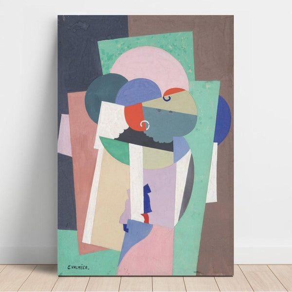 Reproduktion av målningen Composition (No. 7888) - Georges Valmier