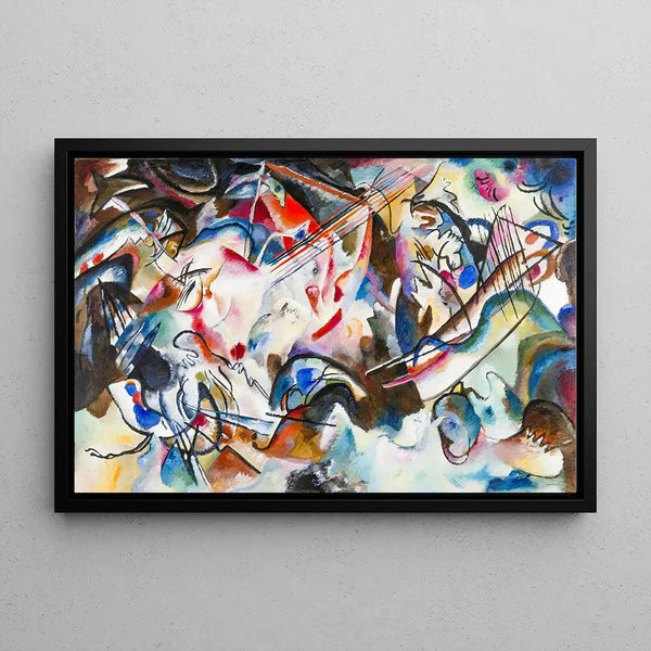 Reproduktion av målningen Composition VI - Wassily Kandinsky