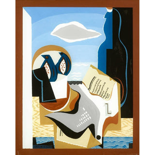 Composition à l'oiseau - Louis Marcoussis | Reproduction Tableau Décoration murale affiche copie